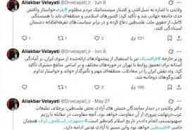 توییت دکتر ولایتی درباره نسل کشی و کشتار مردم مظلوم غزه