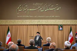 گزارش تصویری-دیدار رئیس‌جمهور و اعضای هیئت دولت با مقام معظم رهبری