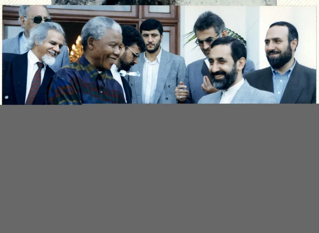 عکس/ دکتر ولایتی و نلسون ماندلا