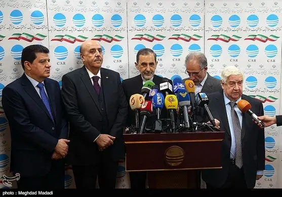 تصاویر دیدار با وزیر خارجه و رئیس شورای عالی امنیت ملی سوریه