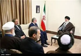 تصاویر دیدار مقام معظم رهبری با عبدالله عبدالله و حضور دکتر ولایتی