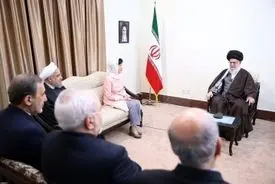 دیدار رهبر معظم انقلاب و رئیس جمهور کره جنوبی