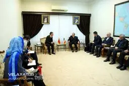 گزارش تصویری-دیدار دکتر ولایتی با هیأتی از آکادمی علوم اجتماعی چین