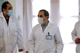 جلسه ستاد کرونا بیمارستان دکتر مسیح دانشوری به ریاست دکتر علی اکبر ولایتی