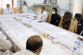 جلسه شورای علمی بیمارستان مسیح دانشوری با محوریت کرونا برگزار شد