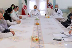 جلسه شورای علمی بیمارستان مسیح دانشوری به ریاست دکتر ولایتی با محوریت کرونا برگزار شد