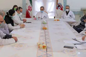 جلسه شورای علمی بیمارستان مسیح دانشوری به ریاست دکتر ولایتی با محوریت کرونا برگزار شد