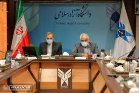 مراسم معارفه بروجردی معاون جدید امور بین الملل و دانشجویان غیرایرانی دانشگاه آزاداسلامی