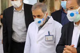 بازدید نوروزی دکتر زالی رییس ستاد مبارزه با کرونای تهران  از بیمارستان مسیح دانشوری