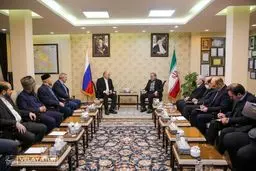 دیدار دکتر ولایتی با بابورین معاون اسبق دومای روسیه