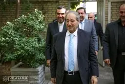 دیدار دکتر ولایتی با فیصل مقدار وزیر خارجه سوریه