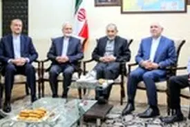دیدار وزیر امور خارجه به همراه وزرای امور خارجه سابق جمهوری اسلامی ایران با دکتر علی اکبر ولایتی