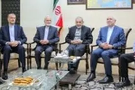 دیدار وزیر امور خارجه به همراه وزرای امور خارجه سابق جمهوری اسلامی ایران با دکتر علی اکبر ولایتی