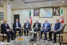 دیدار وزیر امور خارجه به همراه وزرای امور خارجه سابق جمهوری اسلامی ایران با دکتر علی اکبر ولایتی