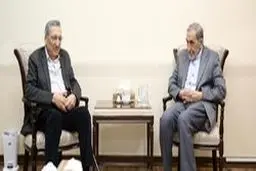 دیدار دکتر ولایتی با ادیب و سیاستمدار فلسطینی