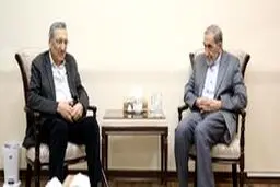 دیدار دکتر ولایتی با ادیب و سیاستمدار فلسطینی