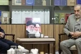 دیدار دکتر ولایتی با دکتر سیمایی صراف وزیر محترم علوم، تحقیقات و فناوری