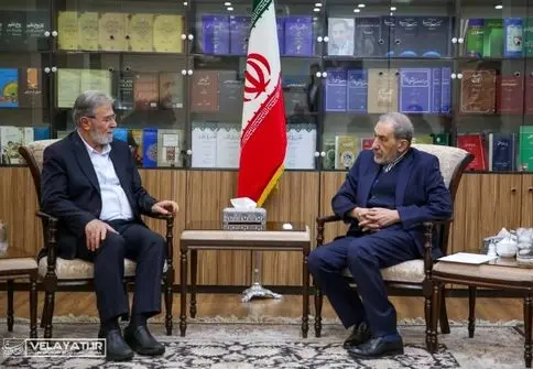 دیدار دکتر علی اکبر ولایتی با زیاد نخاله دبیر کل جنبش جهاد اسلامی فلسطین