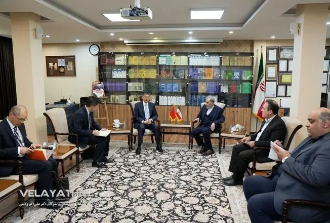 گزارش تصویری-دیدار دکتر ولایتی با سفیر چین در تهران