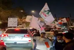 ویدیو-جشن مقاومت در پی پیروزی شیعیان در انتخابات پارلمان عراق 