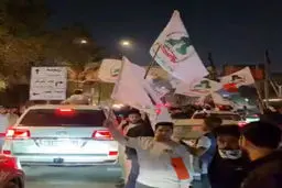 ویدیو-جشن مقاومت در پی پیروزی شیعیان در انتخابات پارلمان عراق 