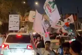 ویدیو-جشن مقاومت در پی پیروزی شیعیان در انتخابات پارلمان عراق 